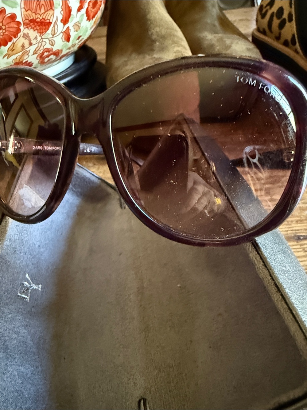 Tom Ford Women's Sunglasses in Plum Gradient